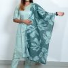 Tusser Silk Pastel Green Color Plain Top and Bottom with Kota Check Print Dupatta (Green) 1