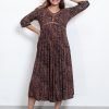 Alia Cut Mirror Work Party Wear Kurthi (Red) 2